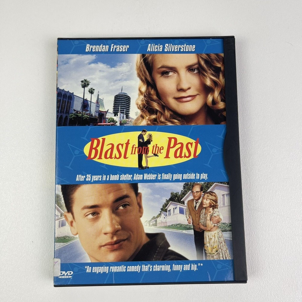 Blast from the Past 1999 DVD Wide And Full Screen Snapcase Brendan Fraser‎